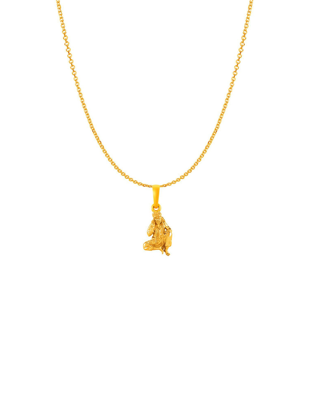 AKSHAT SAPPHIRE Gold-Plated Sai Baba Pendants with Chains
