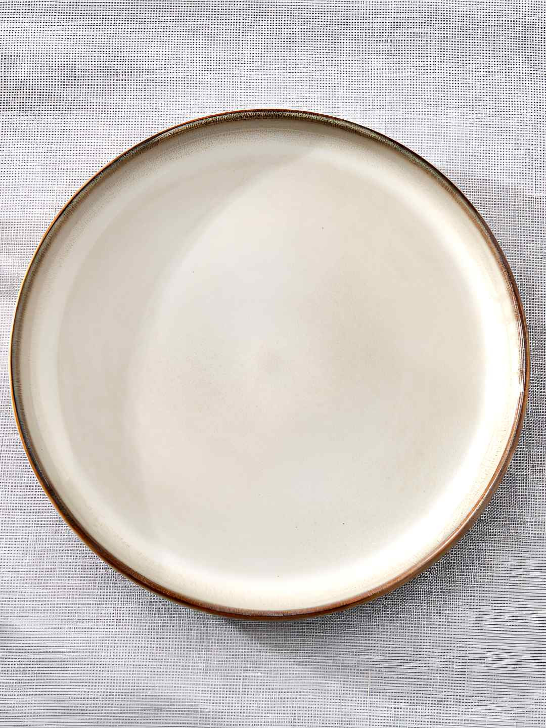 Home Centre Cerradura Moss White Stoneware Plates