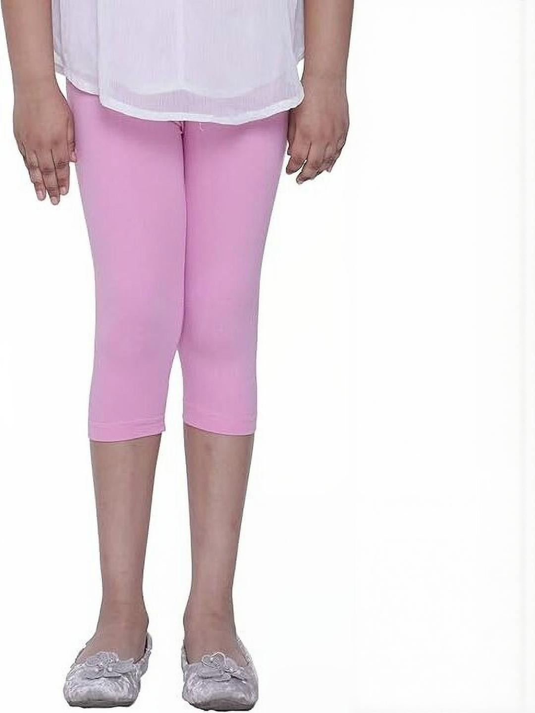 Tik Tok WEARS Girls Pink Cotton Capris
