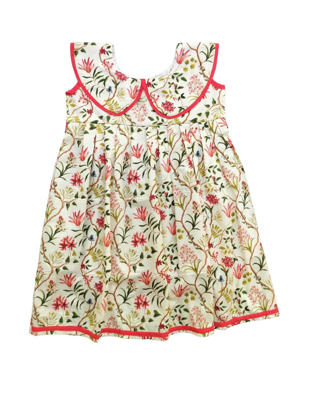 junior drive Make Your Baby Comfortable... Girls Floral Printed A-Line Dress