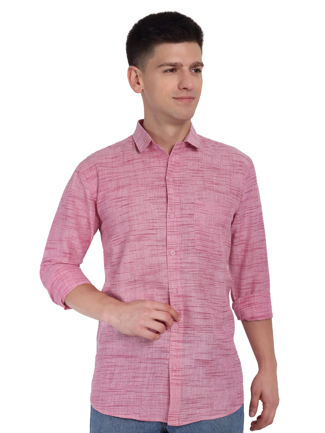 Garment Globe Standard Spread Collar Casual Shirt