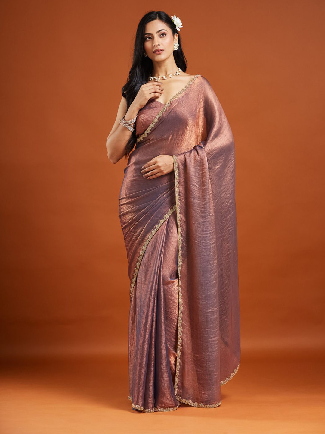 kasee Embellished Beads and Stones Saree
