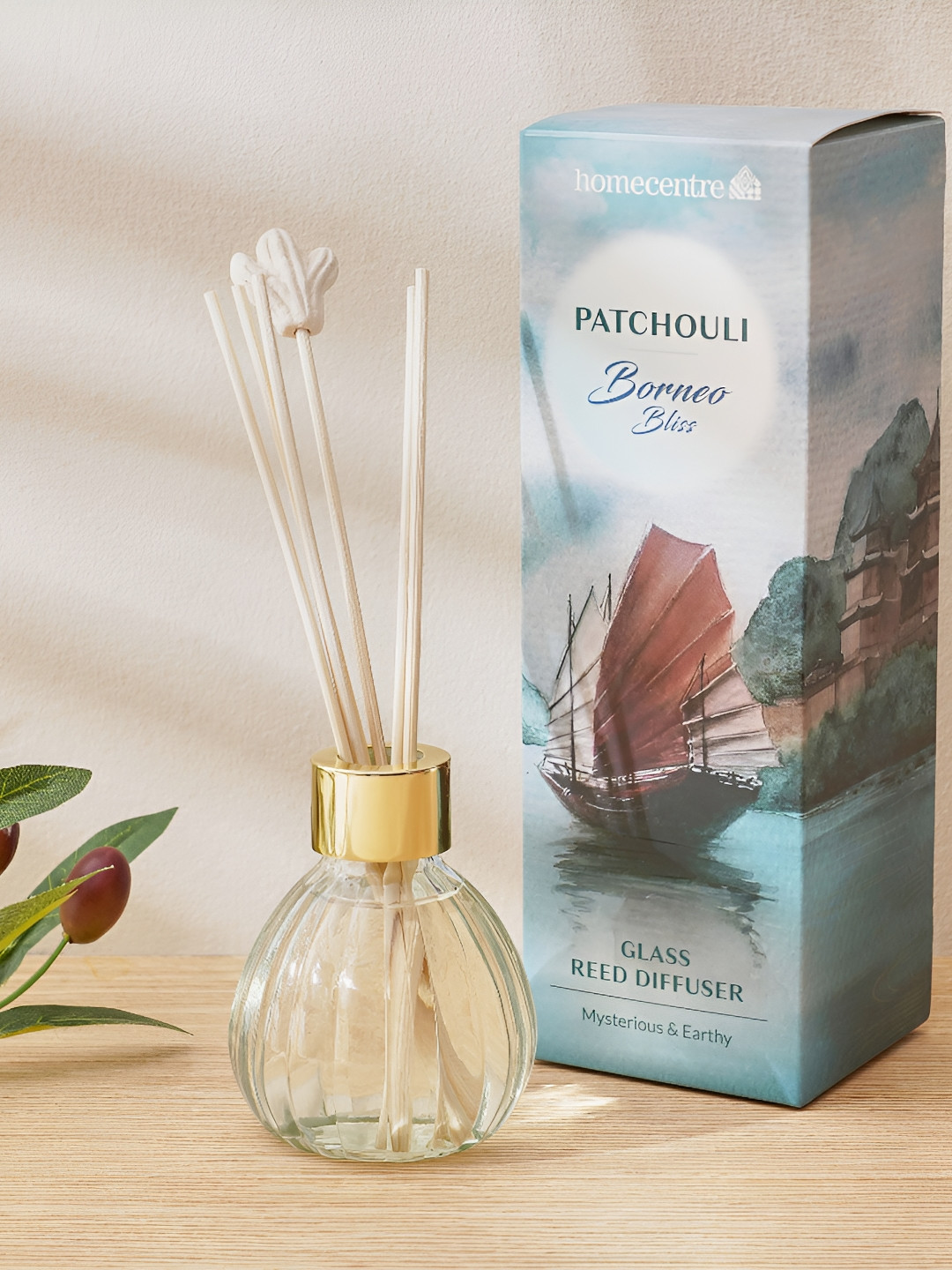Home Centre Borneo Bliss Patchouli Reed Diffuser Set