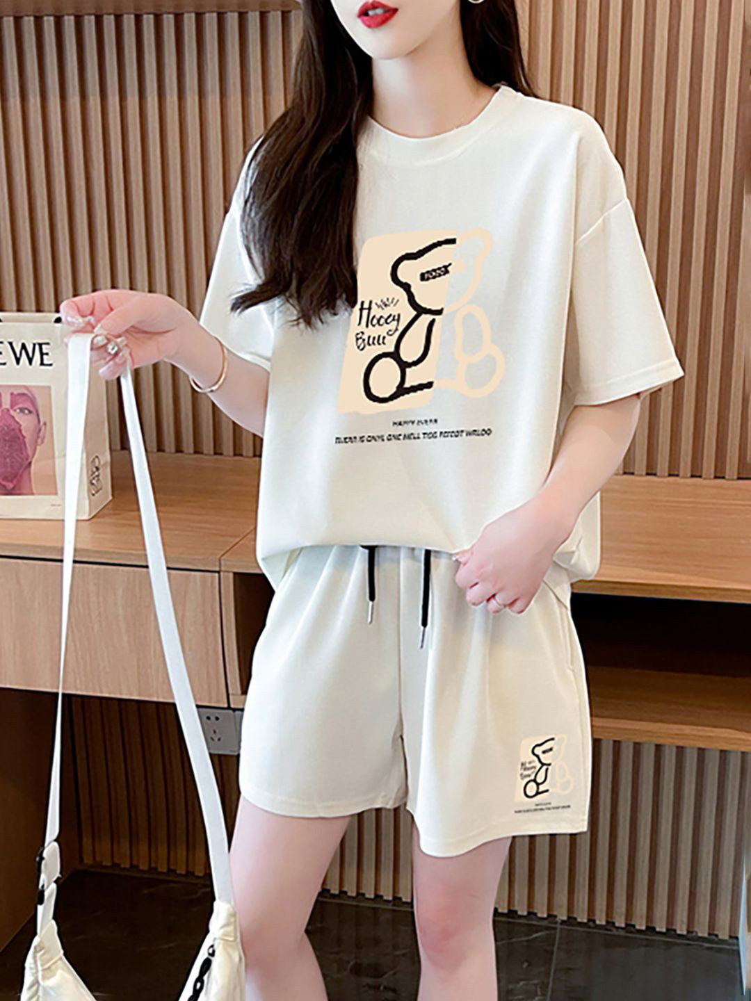 JC Mode Printed Tshirt With Shorts Co-Ords