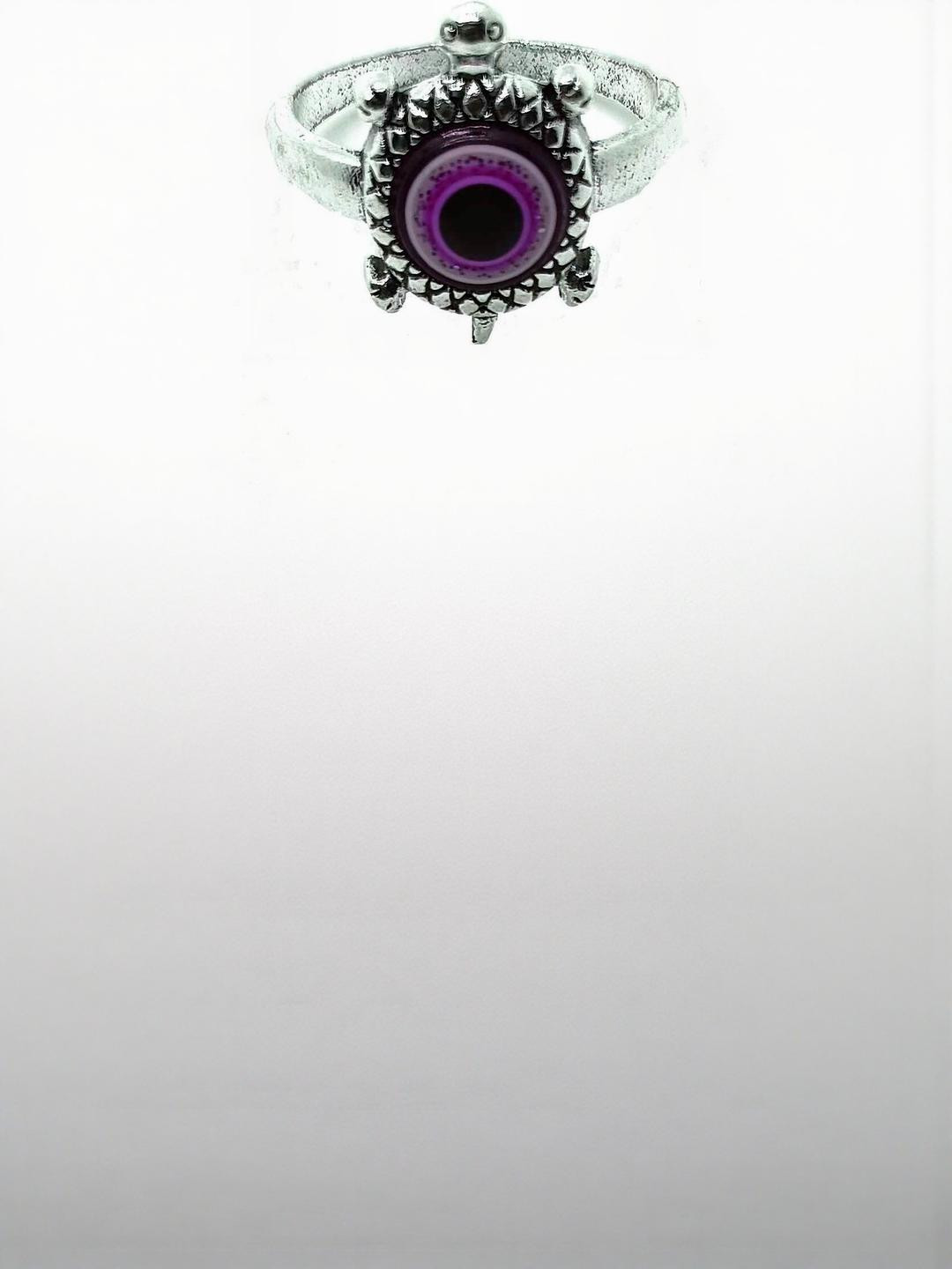 Dynamic Retail Global Purple Alloy Finger Ring