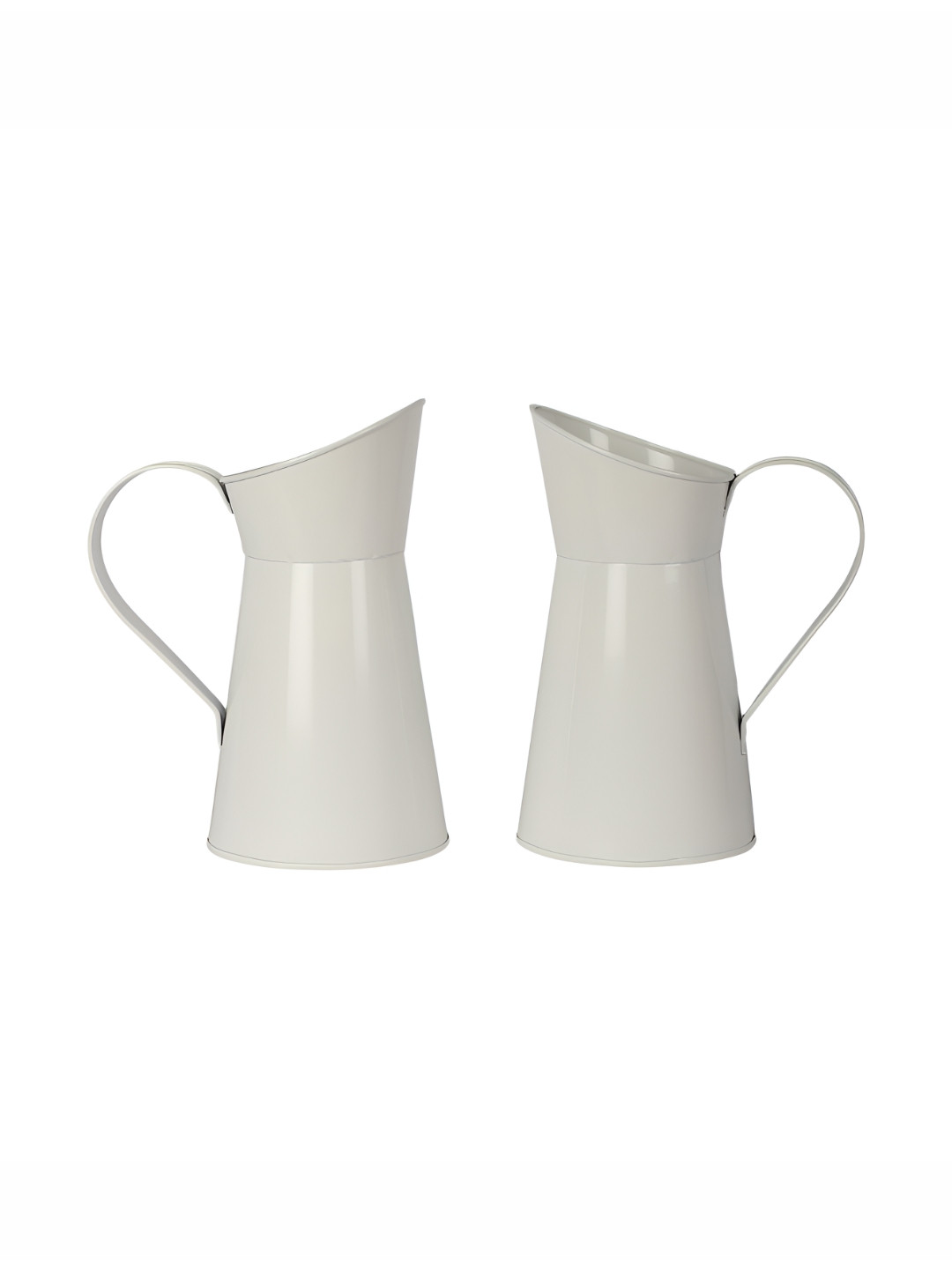 Amaya Decors 2-Pcs White Jug Pot Planters