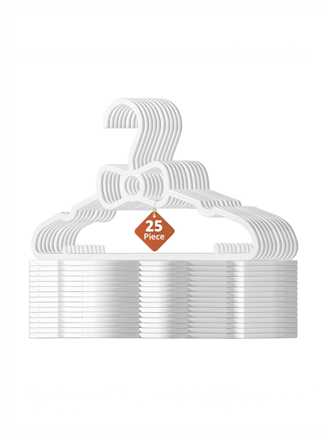 Aura White 25 Pcs Small Baby Hangers for Clothes Hanger