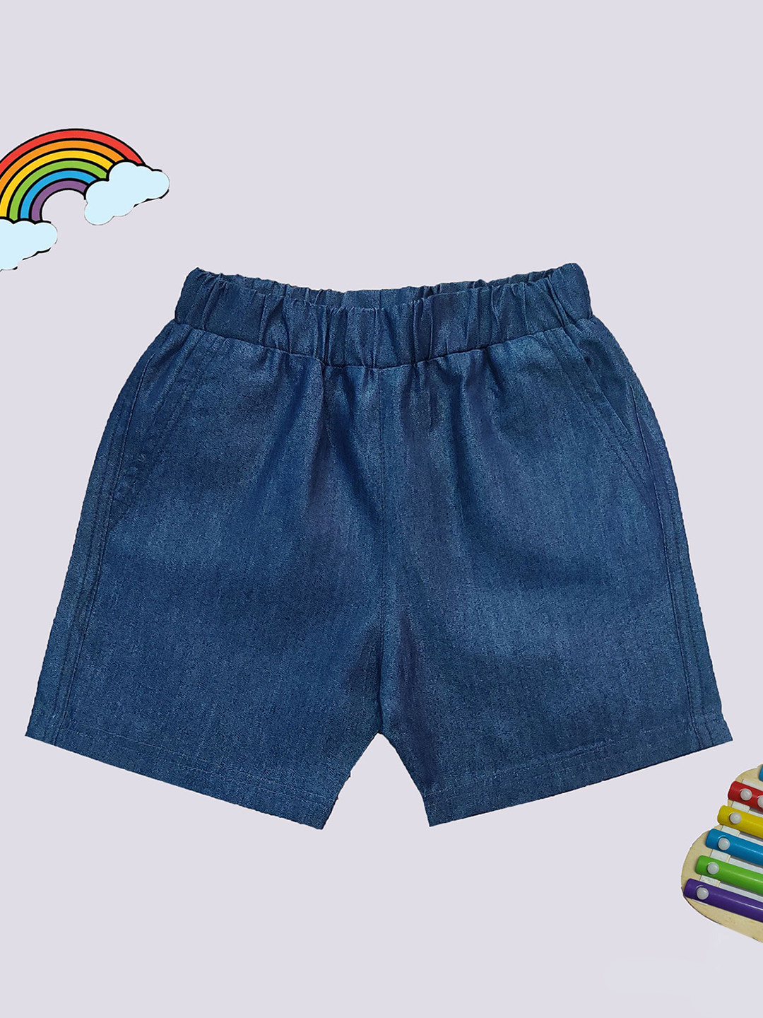 mininest Kids Solid Shorts