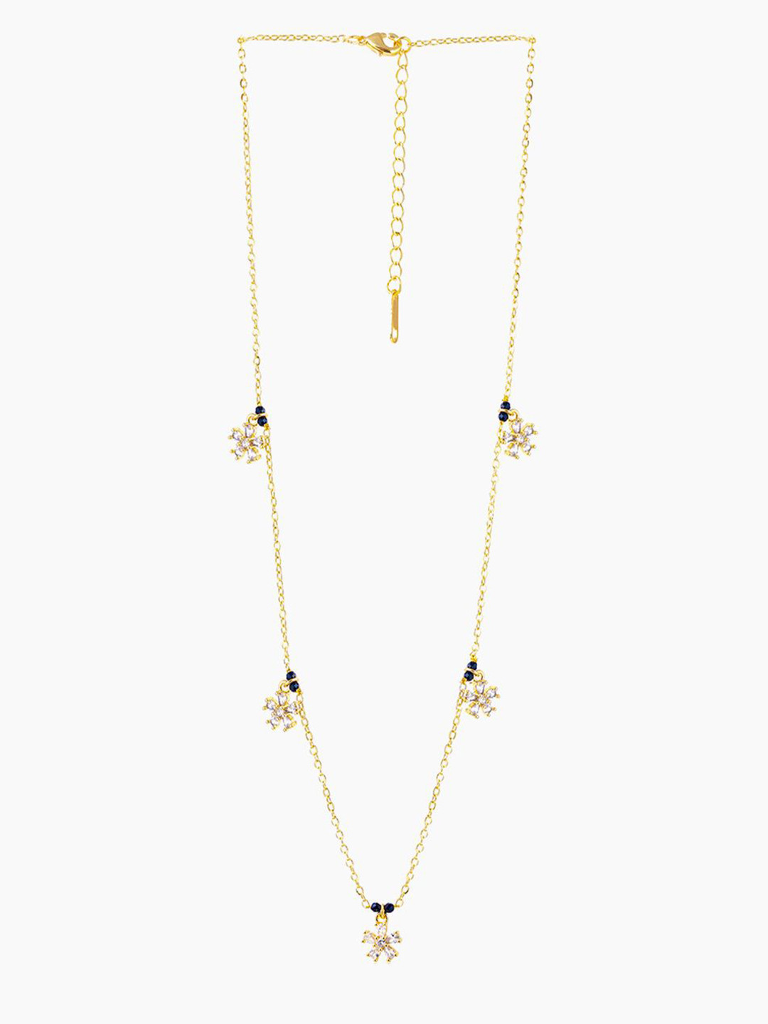 SWASHAA Blossomy 14K Gold Plated Mangalsutra