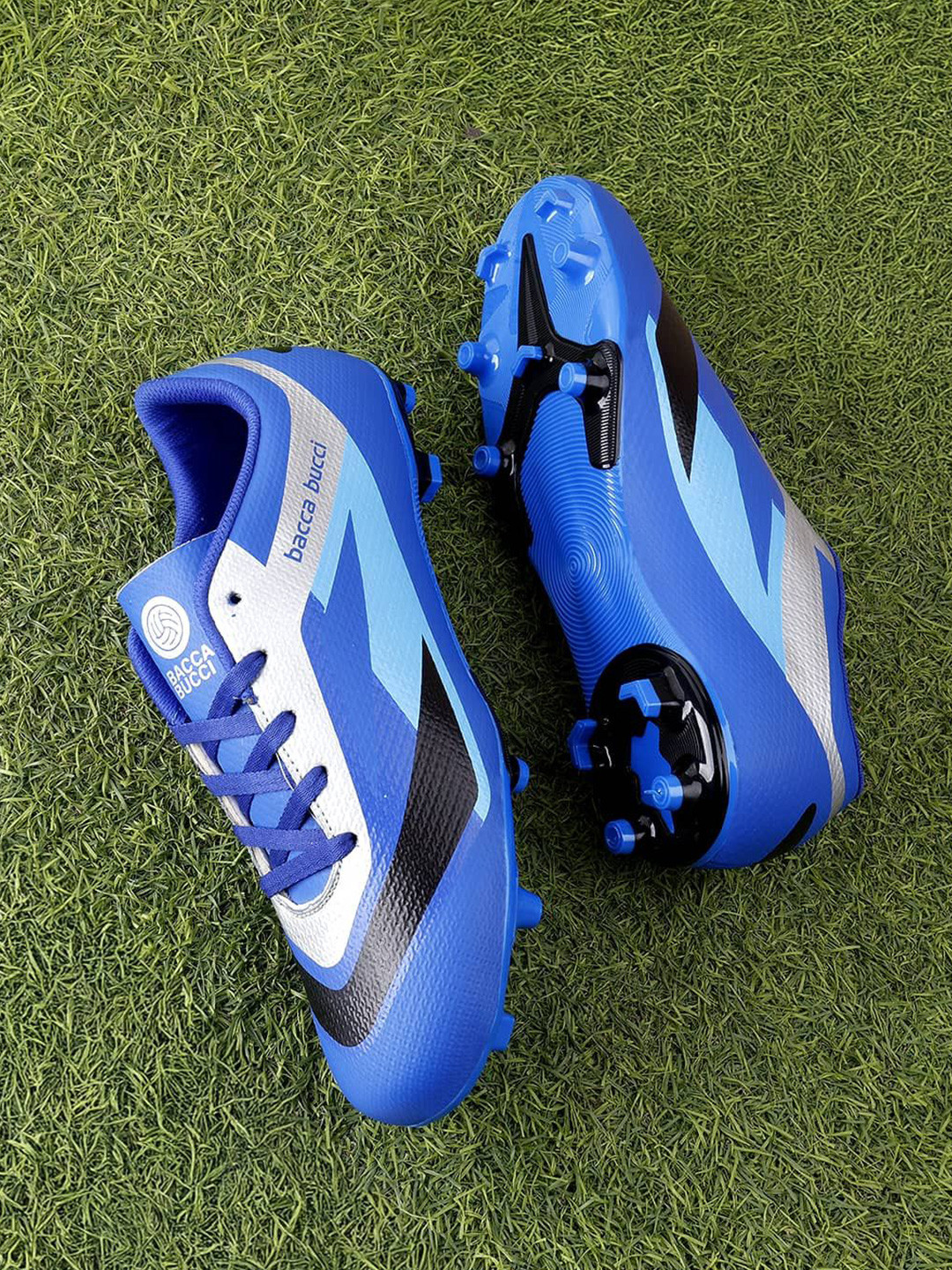 bacca bucci Strike X Men Hyped Blue Firm ground Football Shoes