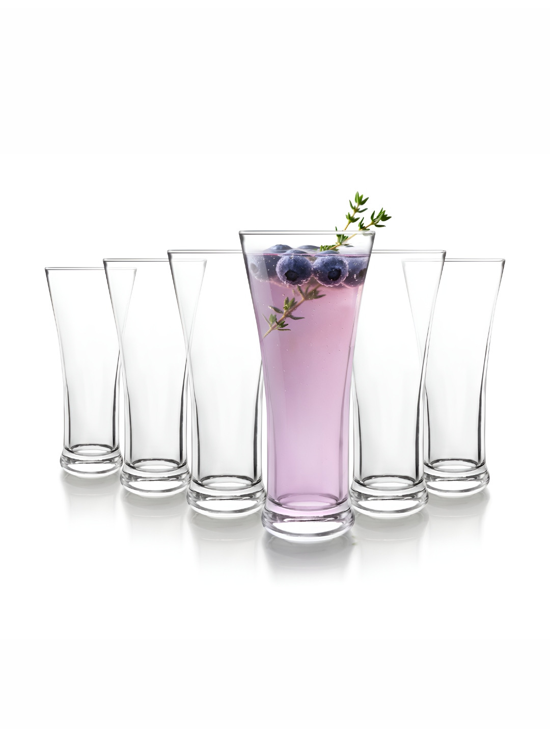 Cello Transparent 6 Piece Easy to Clean Glass Water Glass