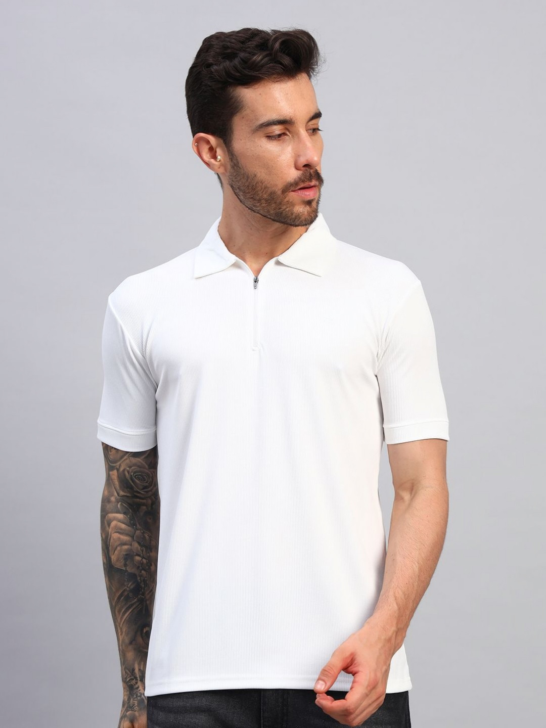 MONTCLAIR Polo Collar Short Sleeves T-shirt