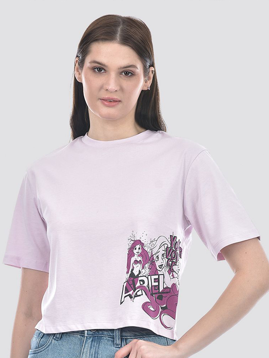 CAMLA Women Ariel Print Boxy Tshirt