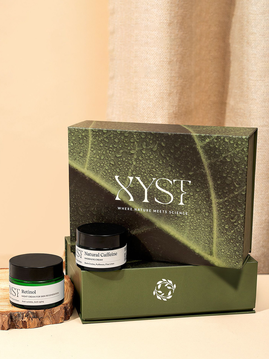 Xyst Set Of 2 Retinol Night Cream & Under Eye Cream- 50 g Each