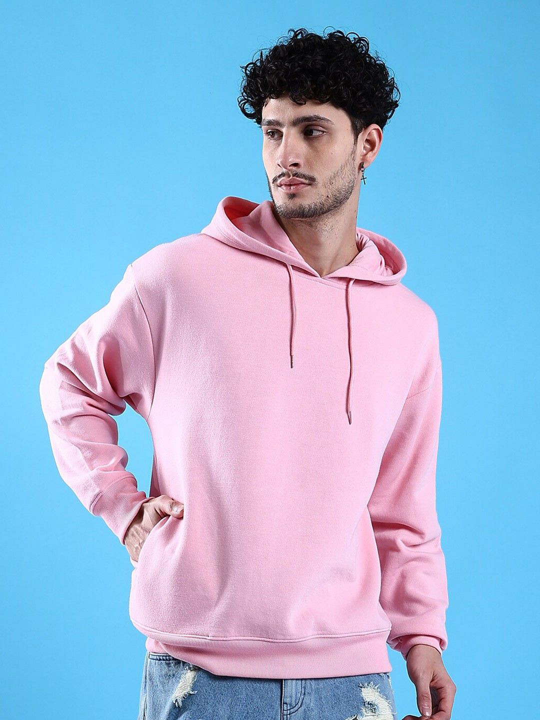 Dogman Men Oversized Hooded Anti Odour Pullover Sweatshirt