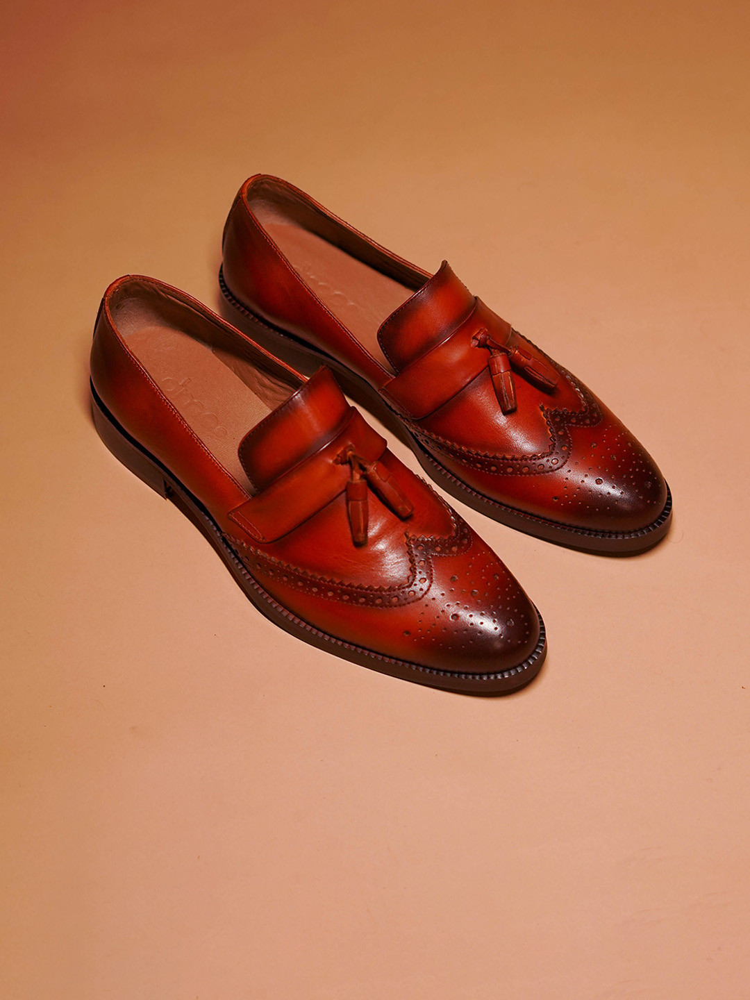 dmodot Men Leather Formal Loafers