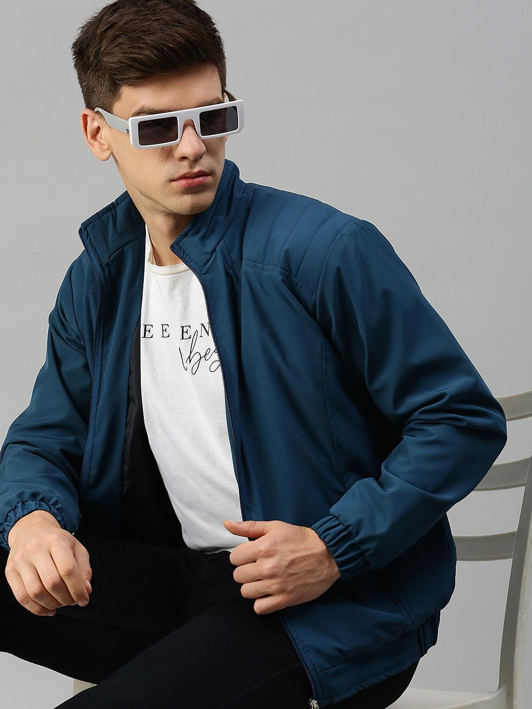 VOXATI Spread Collar Straight Padded Jacket