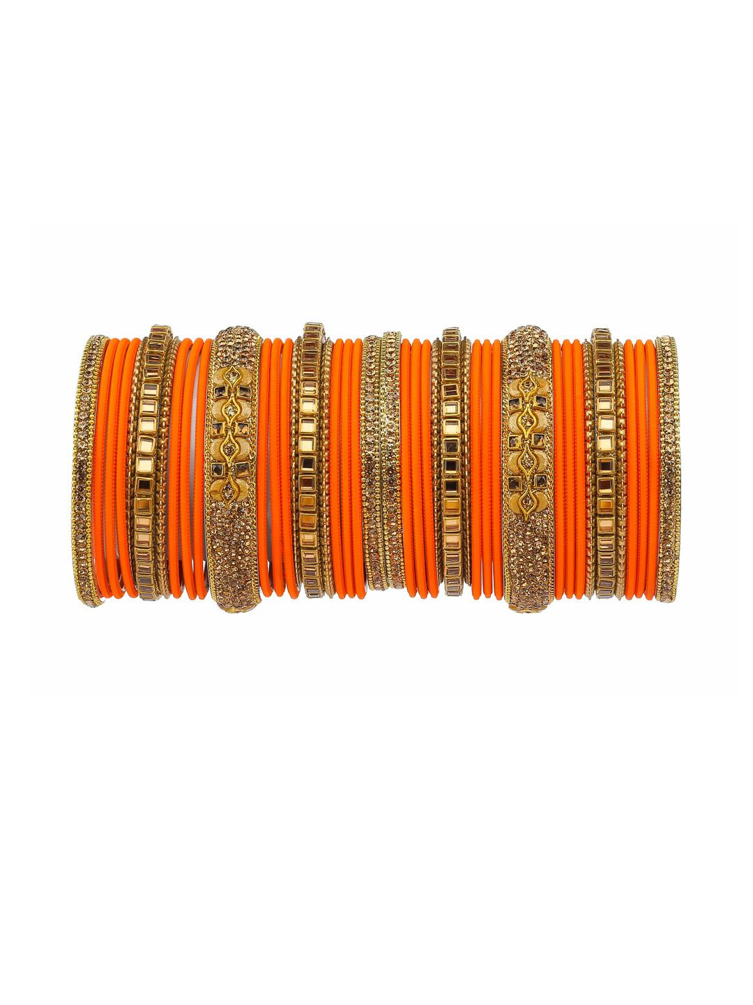 GLIKA Orange Alloy Bangle
