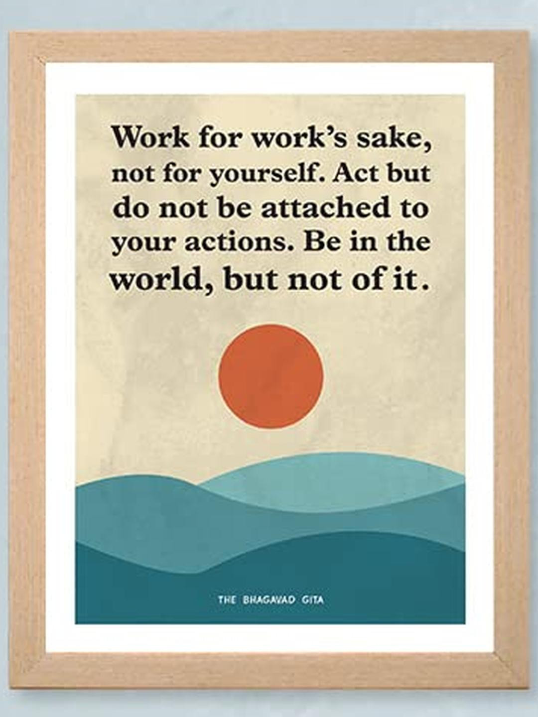 Chaka Chaundh Motivational MDF Wall Rectangle Paintings Wall Art -13.8x11In
