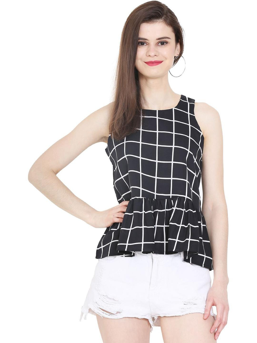 MALLORY WINSTON Crepe Top