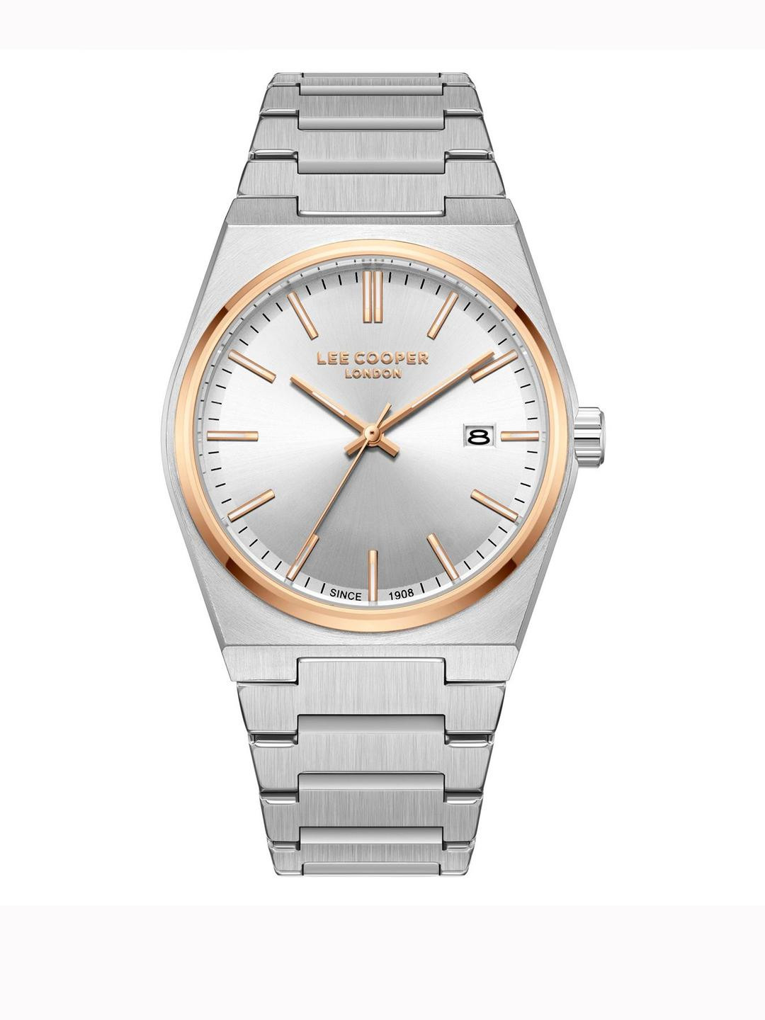 Lee Cooper Men Dial & Stainless Steel Bracelet Style Straps Analogue Watch LC08196.530