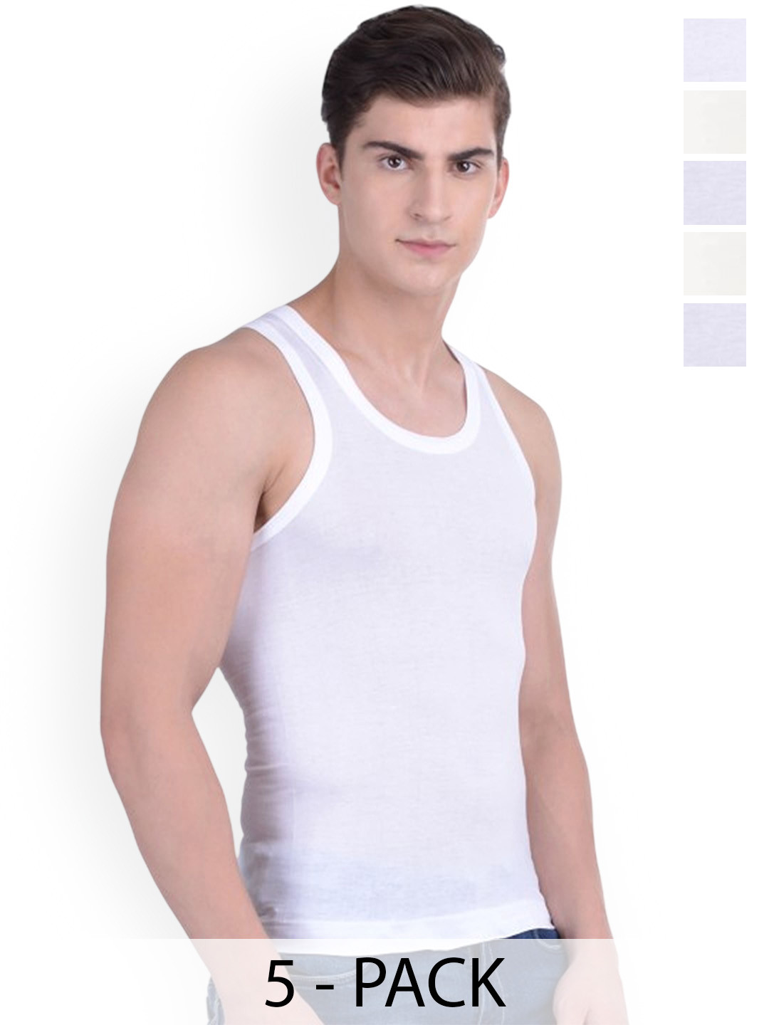 CAVENDERS Men White Innerwear Vests