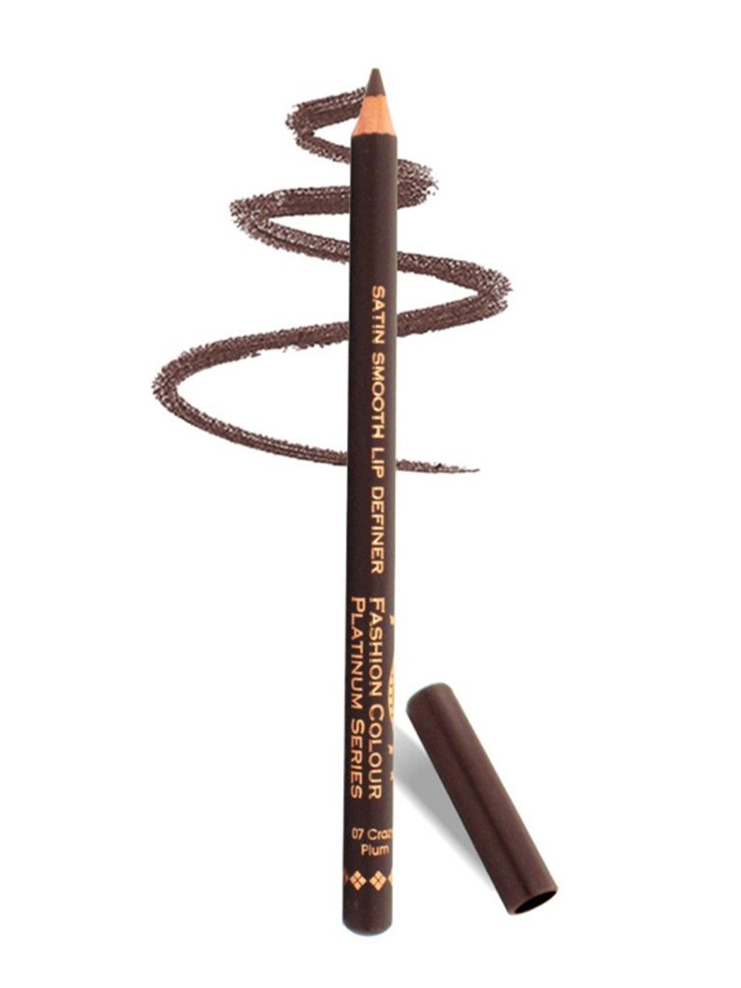 Fashion Colour Platinum Series Satin Smooth Lip Definer Pencil - Crazy Plum 7