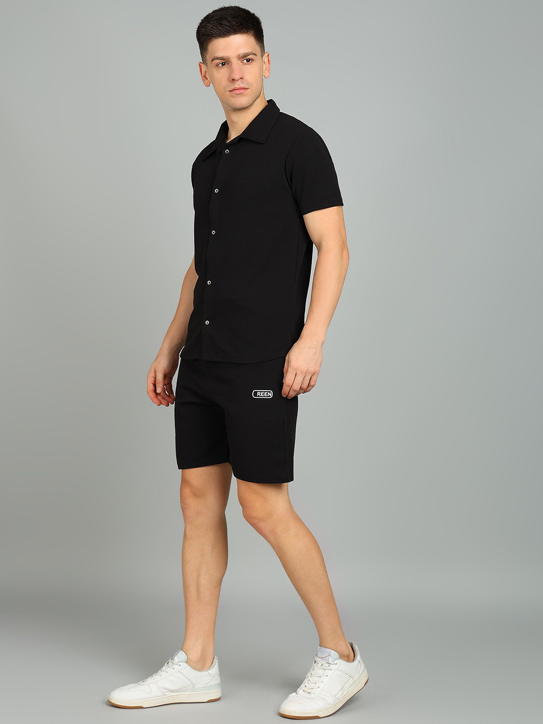 PREEN Round Neck Shirt With Shorts Co-Ords