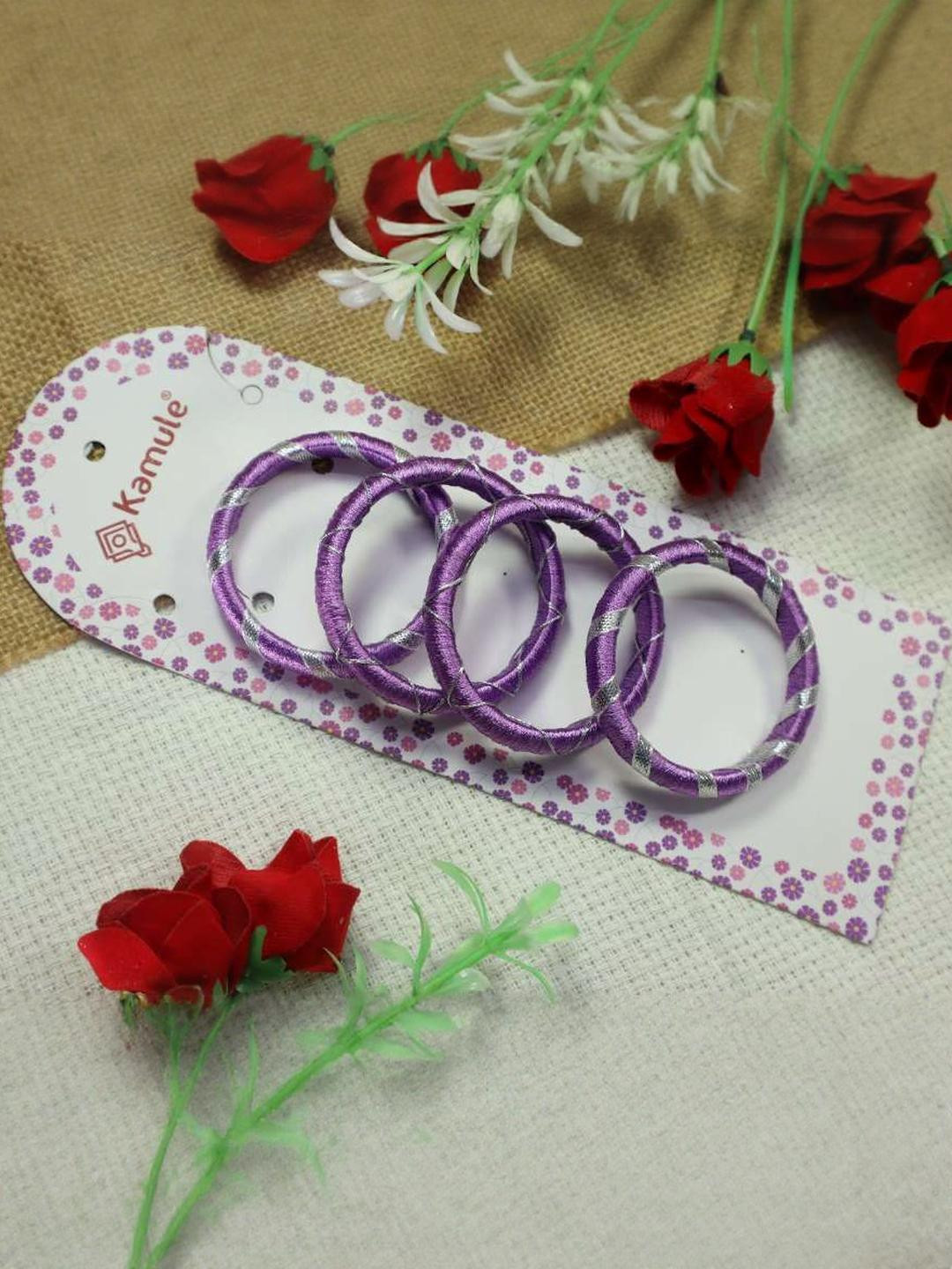 Kamule Violet Plastic Bangle