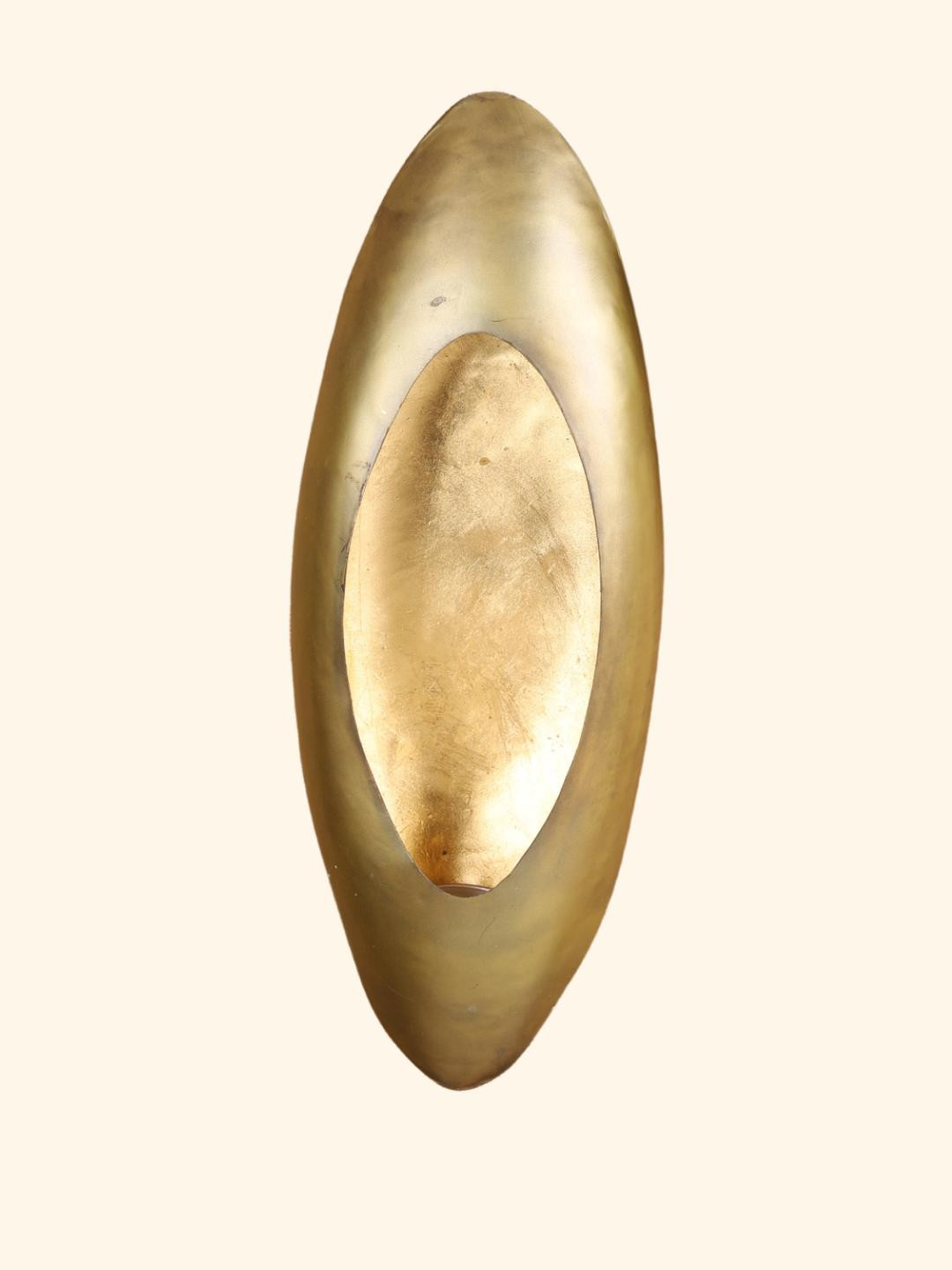 Kreative Arts Gold Wall Candle Holder