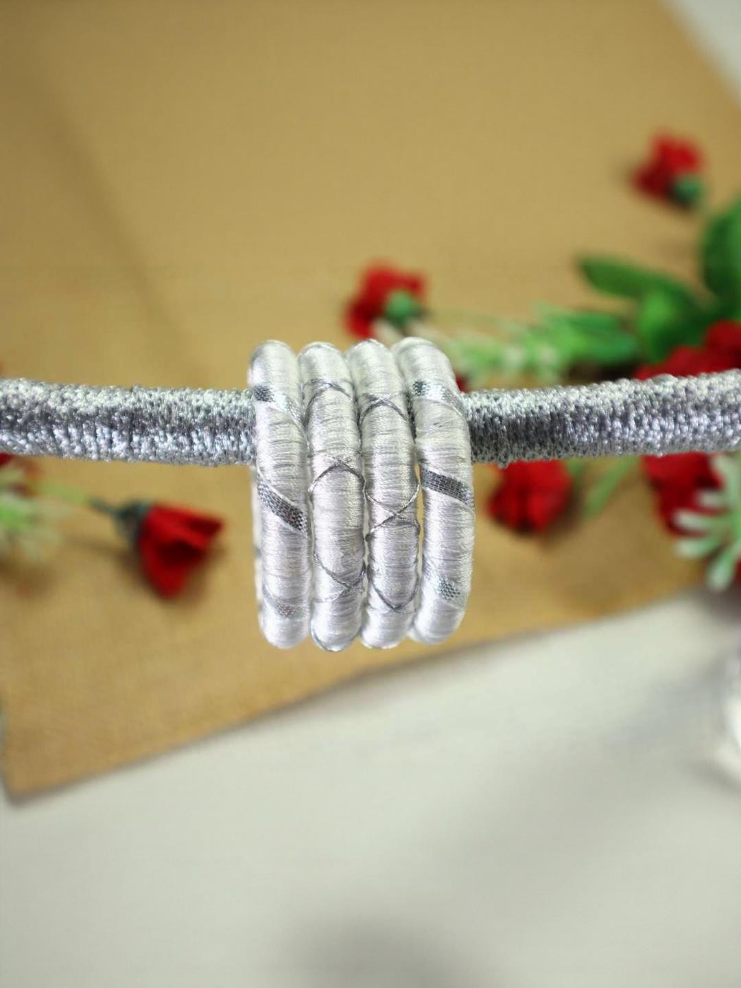 Kamule White Plastic Bangle