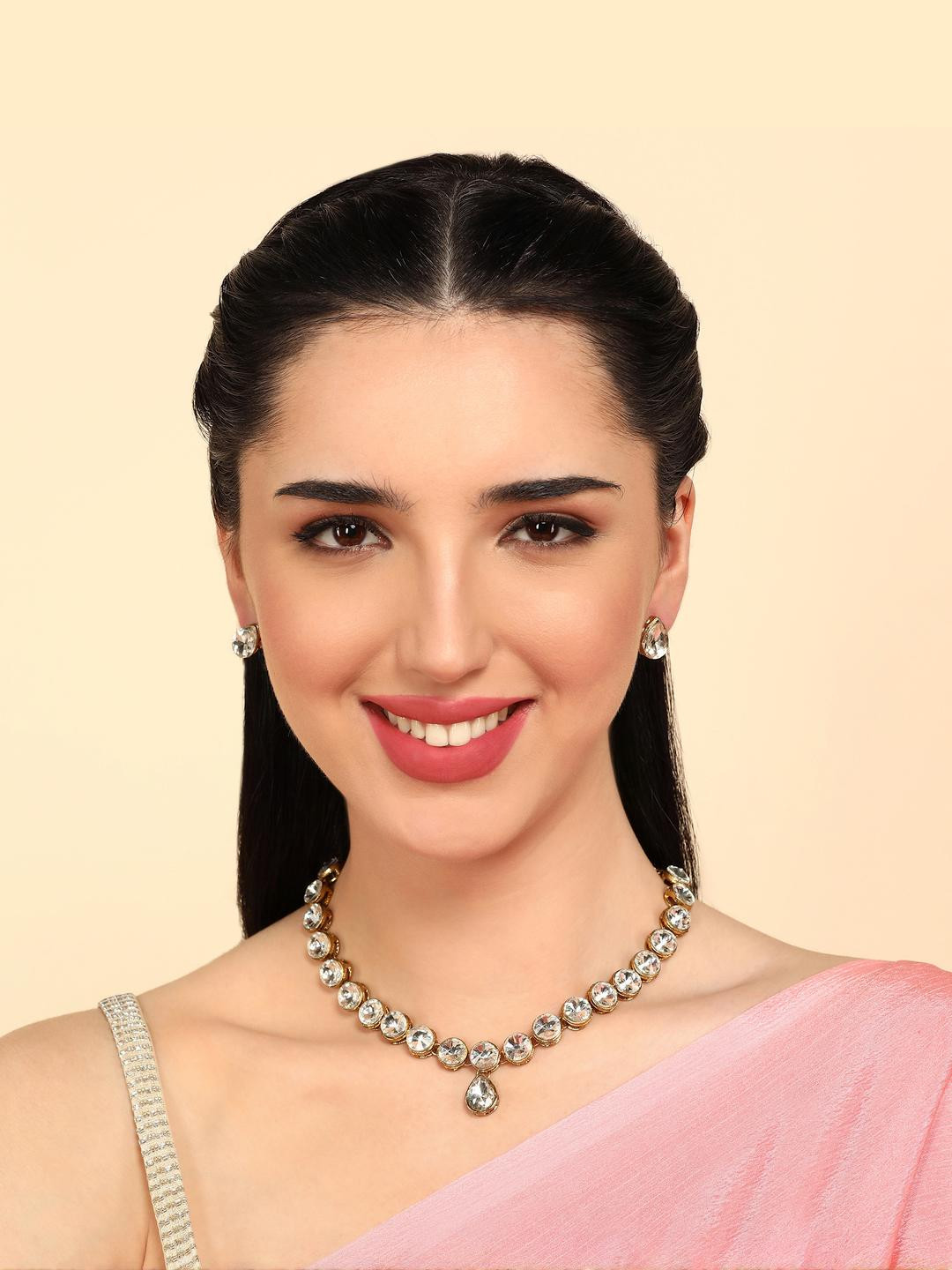 JN HANDICRAFT Copper-Plated Alloy Necklace