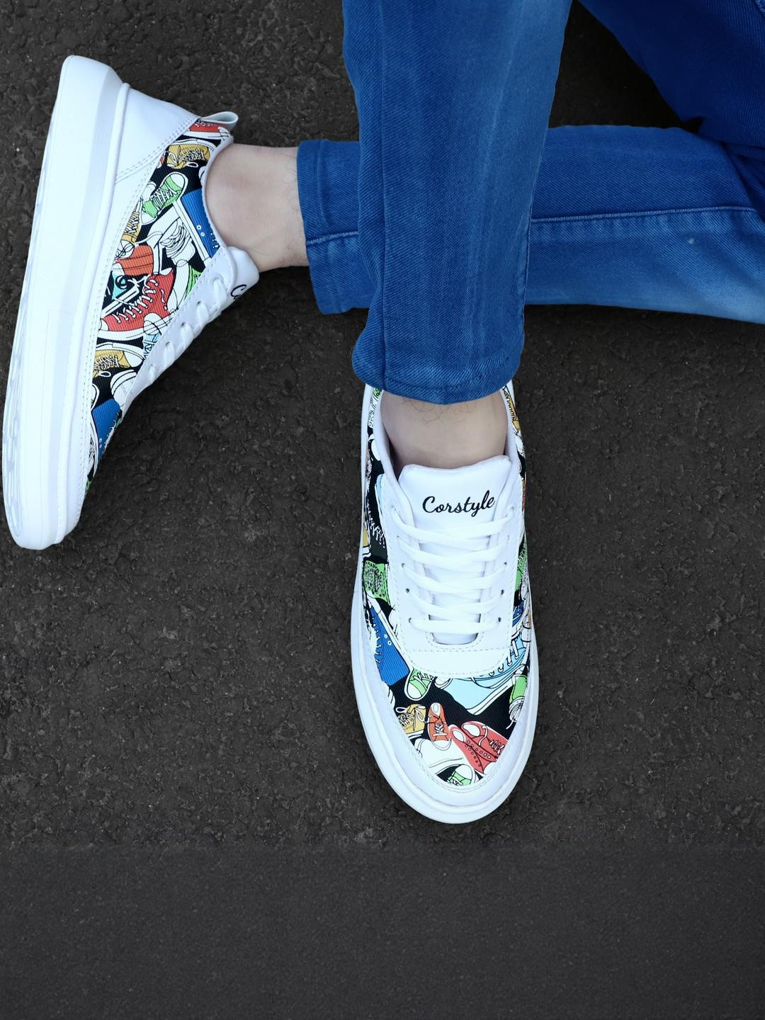 Corstyle Men Printed Sneakers