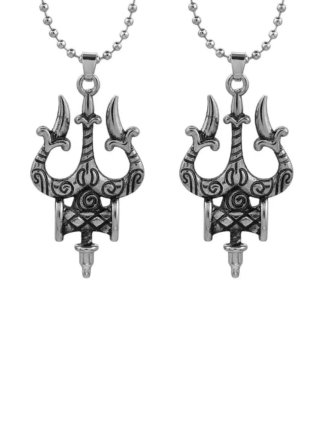 Anvika Silver-Toned Silver Pendant