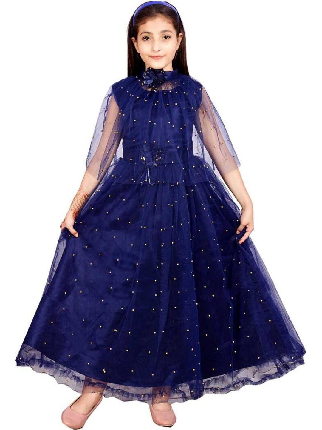 PRENA FASHION Embellished Cape Sleeve Net Bodycon Maxi Dress