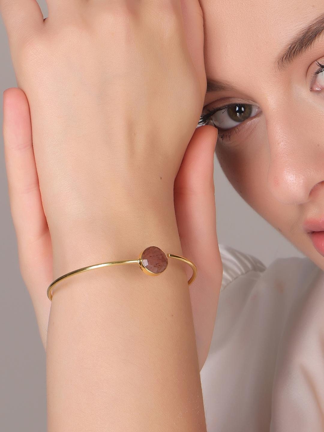 Dua Gold-Plated Brass Bracelet