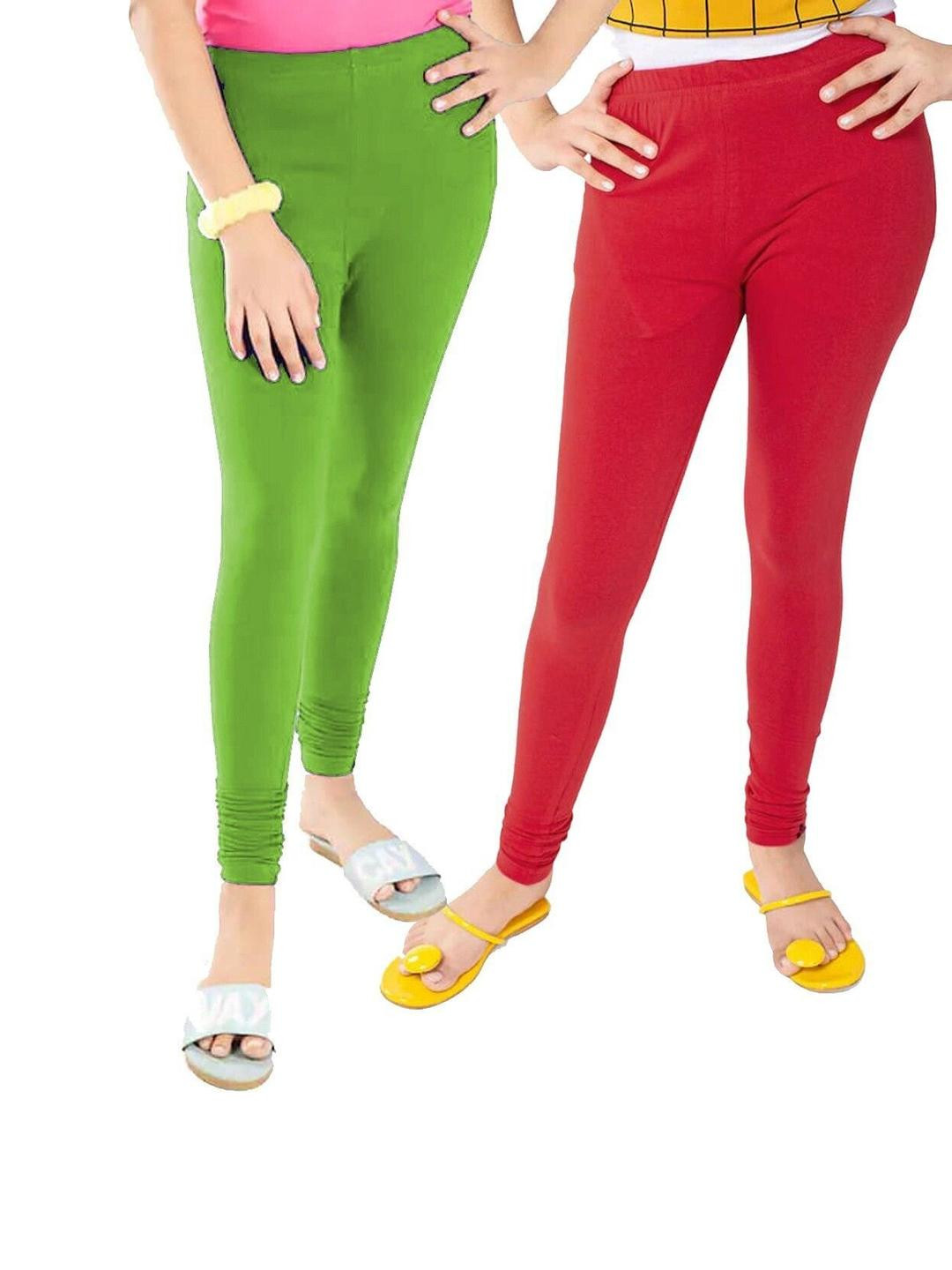 Tik Tok WEARS Girls Red  Leggings