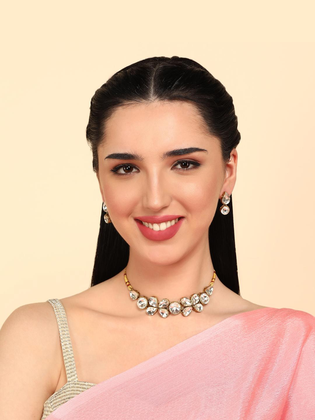 JN HANDICRAFT Copper-Plated Alloy Necklace