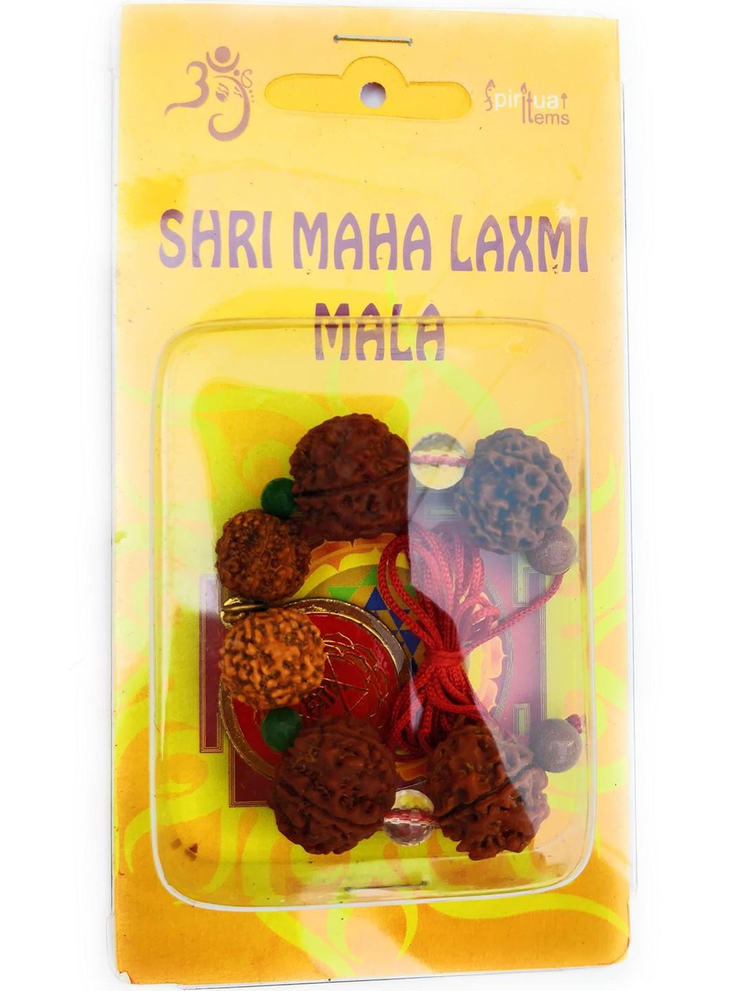 Apnisanskriti Unisex Shri Mahalakshmi Rudraksha Mala