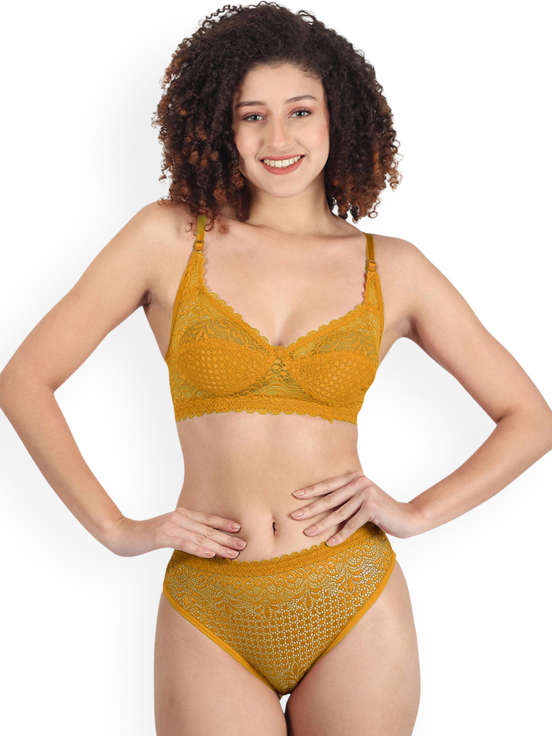 PIBU Self-Designed Non-Padded Lingerie B-Rain-Set_Y