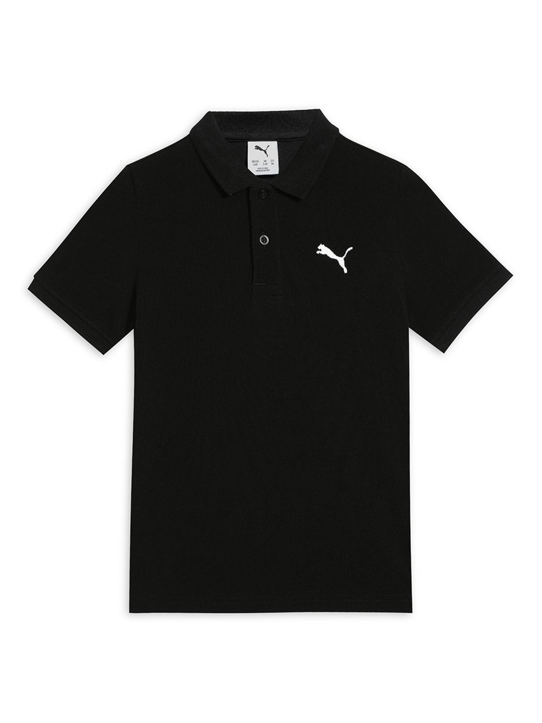 Puma Kid's Ess polo ps Regular Fit Polo Collar Cotton Tshirt