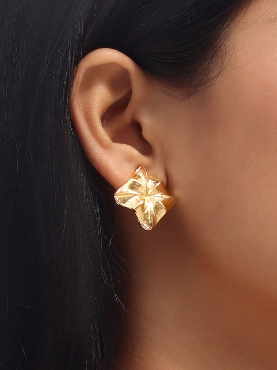 Tipsy closet Gold Plated Stainless Steel Studs