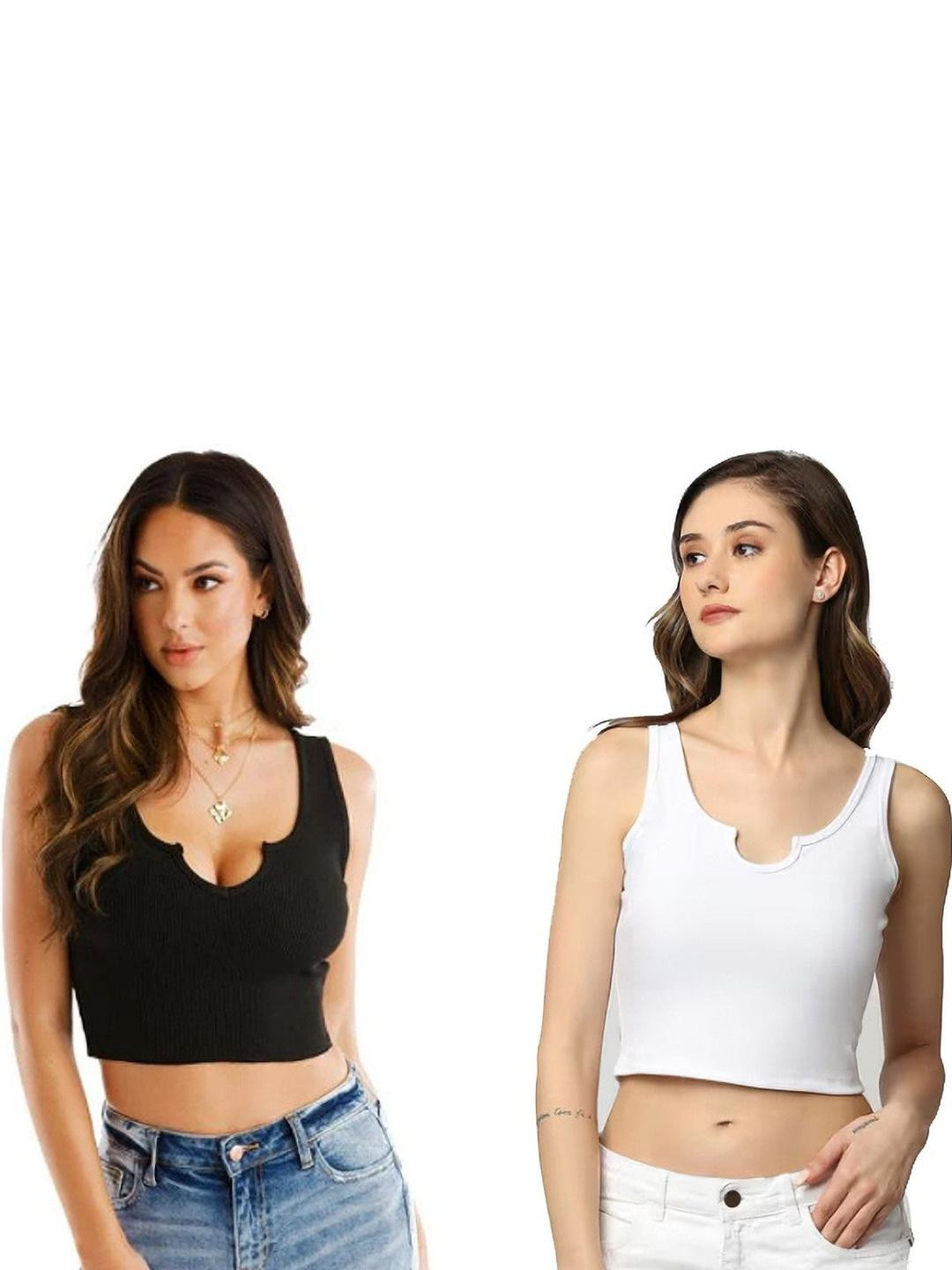 PINOVO Cotton Tank Crop Top