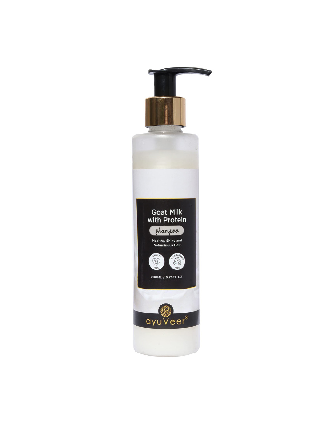AYUVEER Goat Milk With Protein Shampoo - 200 ml