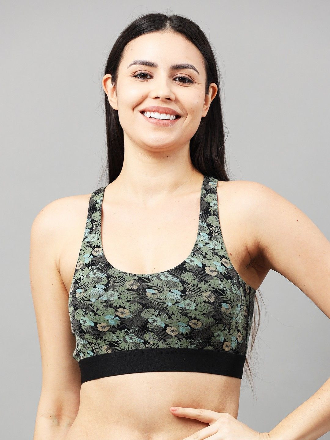 NEVER NEUD Micro Modal Sports Bra for Women Wirefree & Non Padded Bralette Anti Microbial