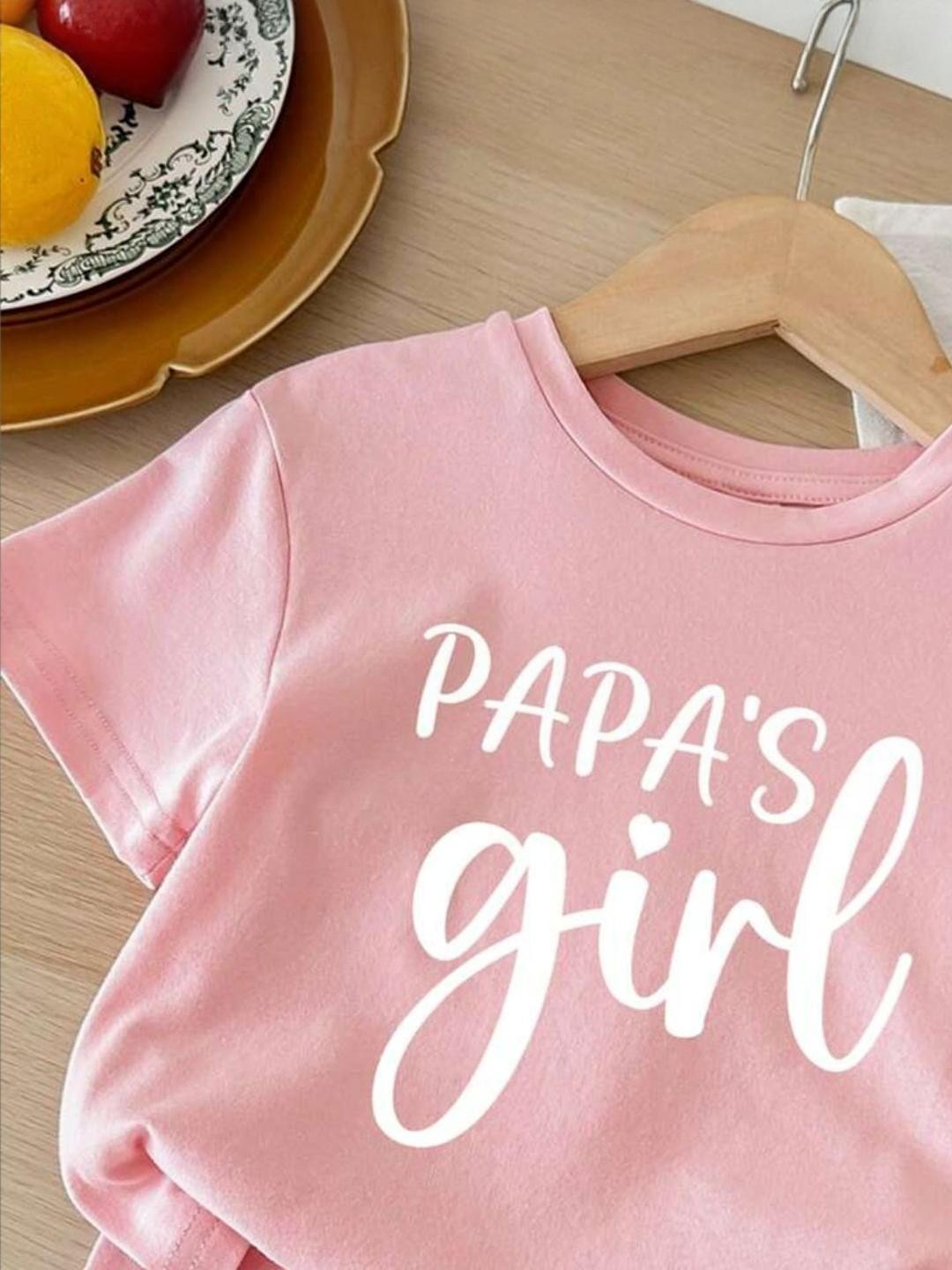 BLARY FASHION PLANET Girls Printed T-shirt with Shorts