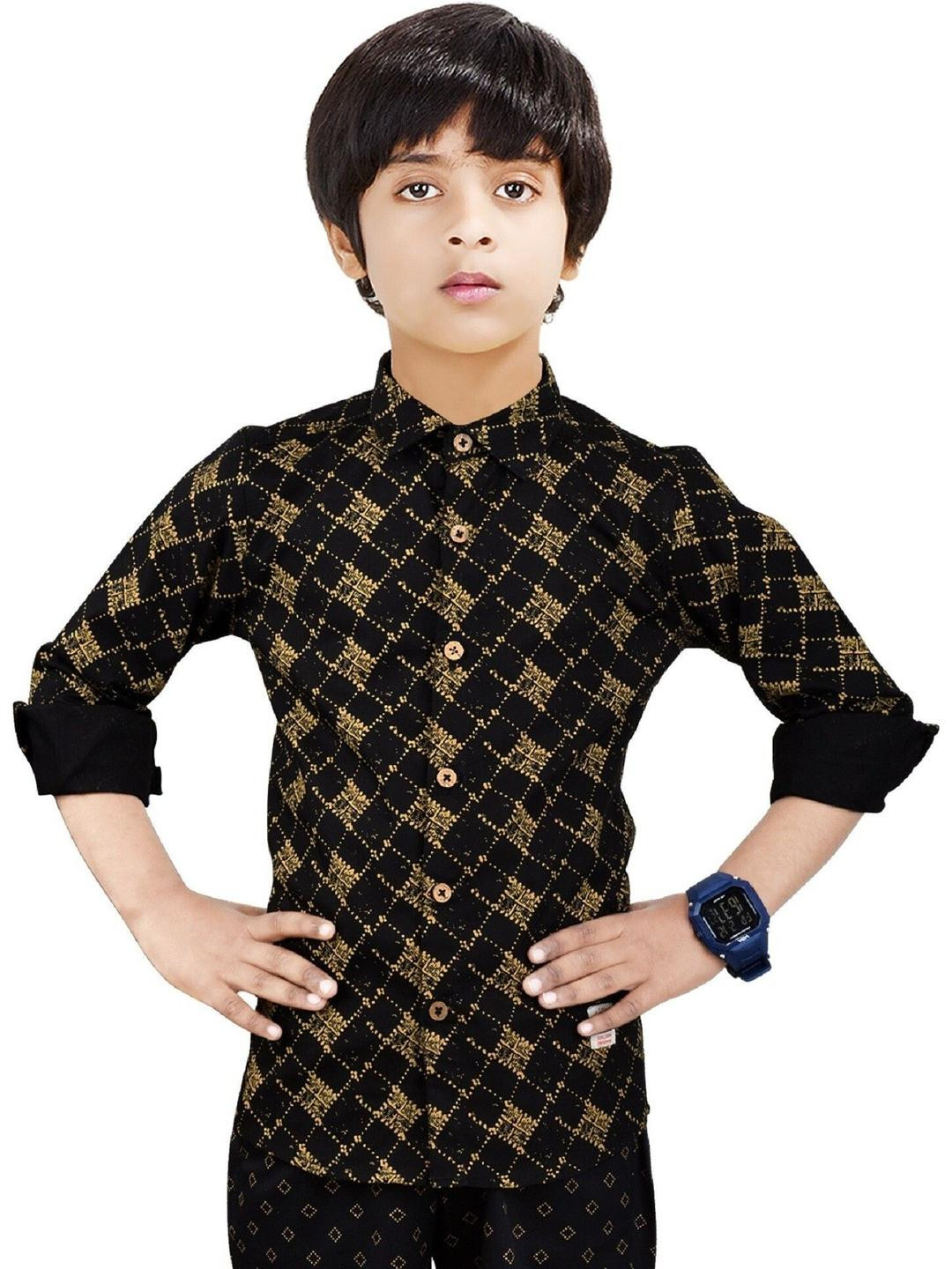 MADE IN THE SHADE Unisex Kids Checked Casual Shirt