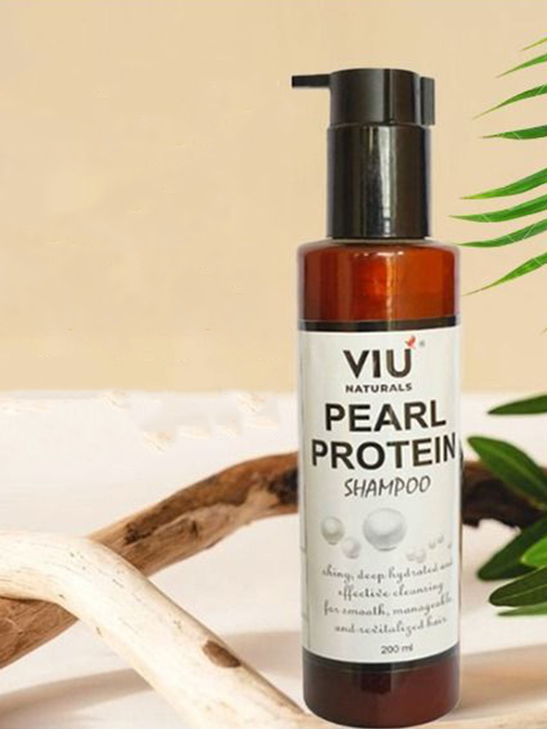 VIU NATURALS Pearl Protein Shampoo With Keratin - 300 ml