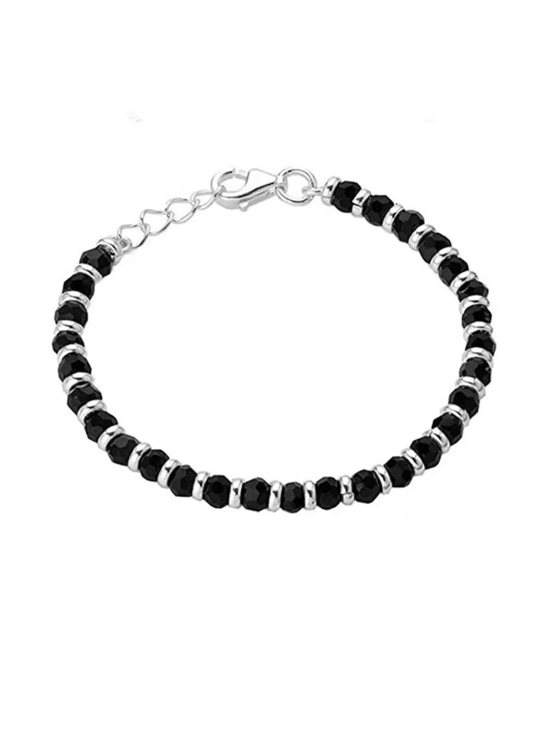 Inites Kids Black Crystal Evil Eye Bracelet