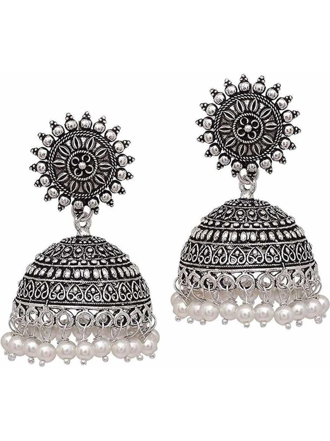 KYOOT JEWELS Contemporary Jhumkas Earrings